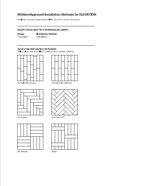 Installation methods for Milliken carpet tile planks – LOTSOFCARPET.COM