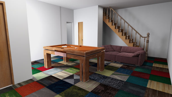 (99¢ Sq Ft) - Assorted Multi Color Square Mix and Match Carpet Tiles