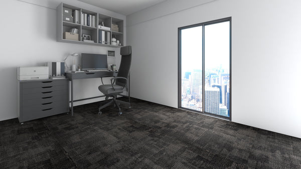 ($1.79 Sq Ft) Executive Negella 19.5" Square Peel & Stick Commercial Carpet Tiles