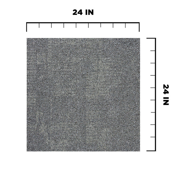 ($1.79 Sq Ft) Executive Negella 19.5" Square Peel & Stick Commercial Carpet Tiles